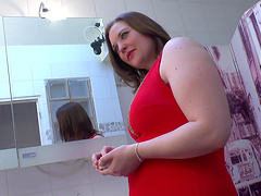 Maeva enjoys while getting penetrated by a big cock - HD