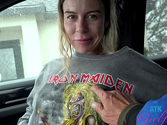 Summer Vixen enjoys while getting fingered by her horny boyfriend