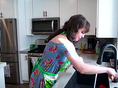 Jenna Noelle enjoys while giving her hubby nice blowjob - POV