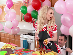 Hyley Winters moans while riding her boyfriend's dick - HD