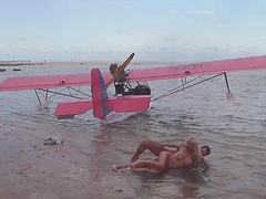 Outdoor dicking on the beach with a blonde babe - Caylian Curtis