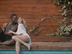 Nat Portnoy with natural tits and trimmed cunt gets fucked