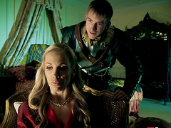 FFM threesome in the bedroom with Tina Kay & Rebecca More