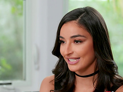 Emily Willis moans while getting licked by naughty Skye Blue