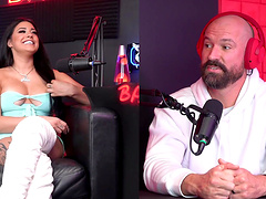 Serena Santos enjoys while talking about rough dicking - HD