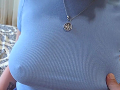 Gracie Gates’ natural tits bounce in pov