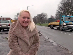 Outdoors amateur video of a dirty blonde slut Tanya Lixx pissing