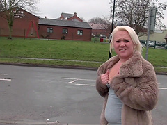 Outdoors amateur video of a dirty blonde slut Tanya Lixx pissing