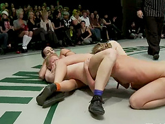 Lesbian Wrestling Gets The Worst Out Of These Bitches!