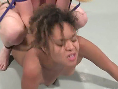 Experienced Darling Wins Fight and Strapon Fucks Latina Monica Morales