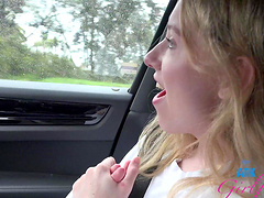 Blonde roommate Kallie Taylor loves posing nude for the camera