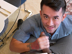 Tattooed gay dudes drop their clothes to have hardcore sex