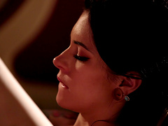 Erotic lesbian pussy licking between Anna De Ville and Brittany Bardot