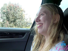 Sweet blonde Kallie Taylor goes to the zoo with her boyfriend