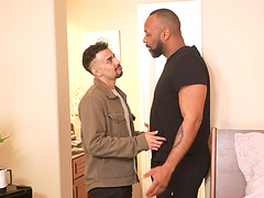 Ray Diesel sucks a dick before fucking Dominic Barr in the bedroom