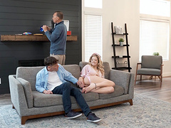 River Lynn enjoys while getting cum in mouth after sucking a dick