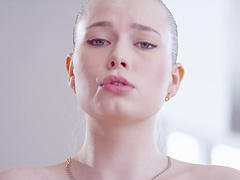 Mimi Cica moans while getting dicked in doggy style position