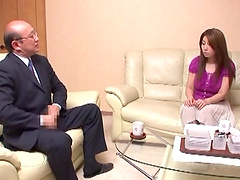 Asian chick Sakiko Mihara bends over and gets drilled from behind