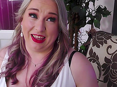 Selena Secret in stockings and lingerie, fucked by Zain