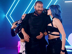 Hot babes Jewelz Blu and Kayley Gunner have incredible lesbian sex