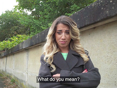 A guy made a bet on his girlfriend's naughtiness in lingerie.