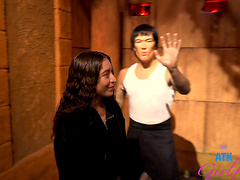 Amateur video of cute girlfriend Amber Summer getting naughty