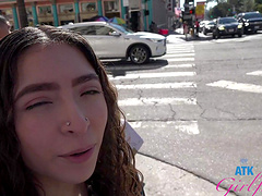 Amateur video of cute girlfriend Amber Summer getting naughty