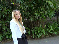 Homemade video in POV with Maria Kazi getting fucked on the bed