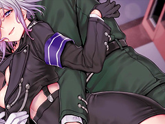 Slut with big boobs fucks with a dude until he cums all over her