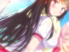 Nothing makes this busty anime girl happier than sucking a dick