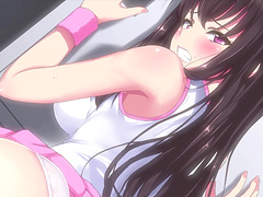 Nothing makes this busty anime girl happier than sucking a dick