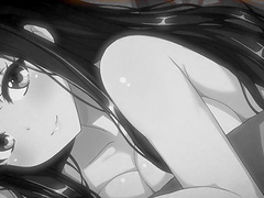 Nothing makes this busty anime girl happier than sucking a dick