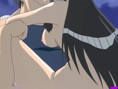 Slutty anime girl gets her pussy smashed in the sex dungeon