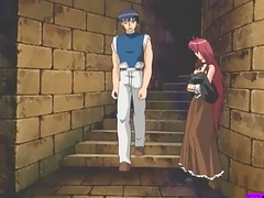 Slutty anime girl gets her pussy smashed in the sex dungeon