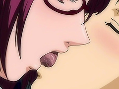 Sweet redhead girl gets on top of a guy and rides his dick