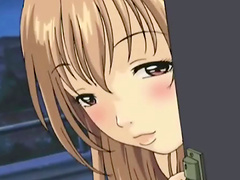 Tits and pussy licking scenes in a Japanese porn cartoon. HD