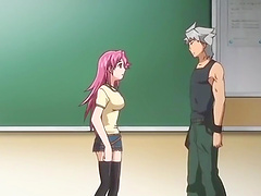 Hot video of a Japanese cartoon character riding a stiff dick