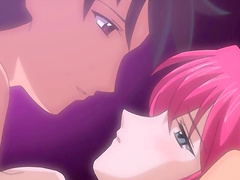 Watch amazing Hentai episode with a purple haired babe getting fucked