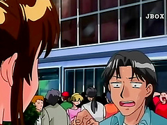 Closeup Hentai video of a sexy babe playing with toys and cocks