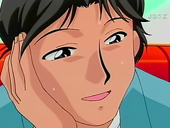 Closeup Hentai video of a sexy babe playing with toys and cocks