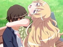 Hardcore fucking in this hentai video with a sexy blue eyed girl