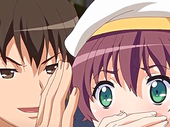 Hardcore fucking in this hentai video with a sexy blue eyed girl