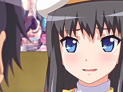 Hardcore fucking in this hentai video with a sexy blue eyed girl