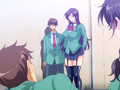 Dirty babe spreads her legs to show her asshole - Japanese hentai