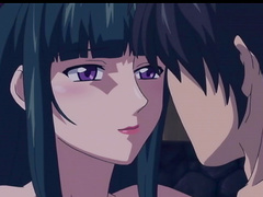 Lovely brunette chick takes a big delicious cock in her mouth