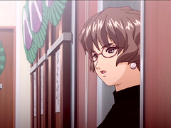 Brunette hottie pulls out her big boobs and teases a guy