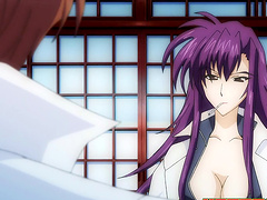 Horny anime slut gets her wet pussy eaten out by a friend