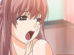 Busty chick bends over and gets drilled deep from behind