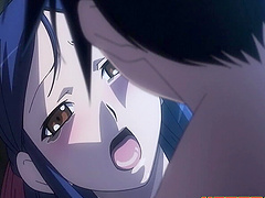 Slutty hottie with big boobs has some lesbian fun with a friend