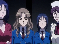 Slutty hottie with big boobs has some lesbian fun with a friend